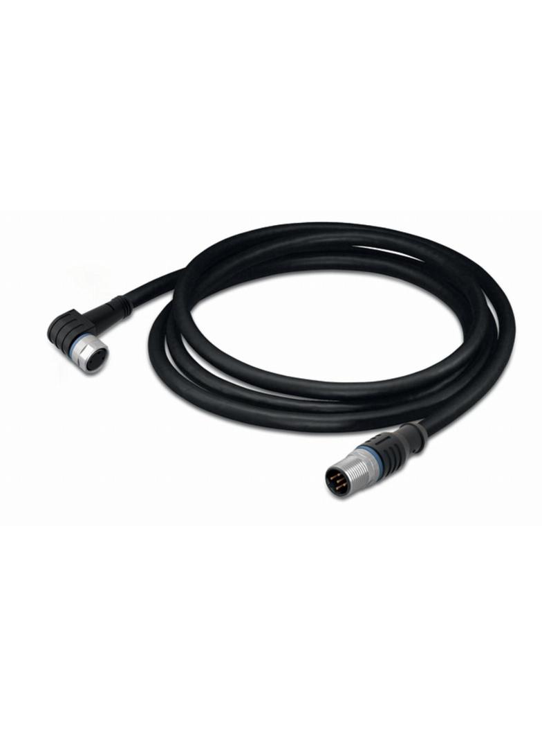 przewód do czujników/el.wykonawczych gniazdo prosteM8/wtyczka kątowaM12 1