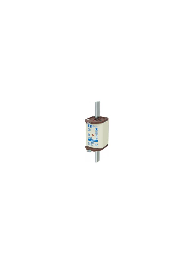 Wkładka topikowa NH zwłoczna KOMBI Zaczepy izolowane NH2C/I gG 125A 400V 004195115 ETI
