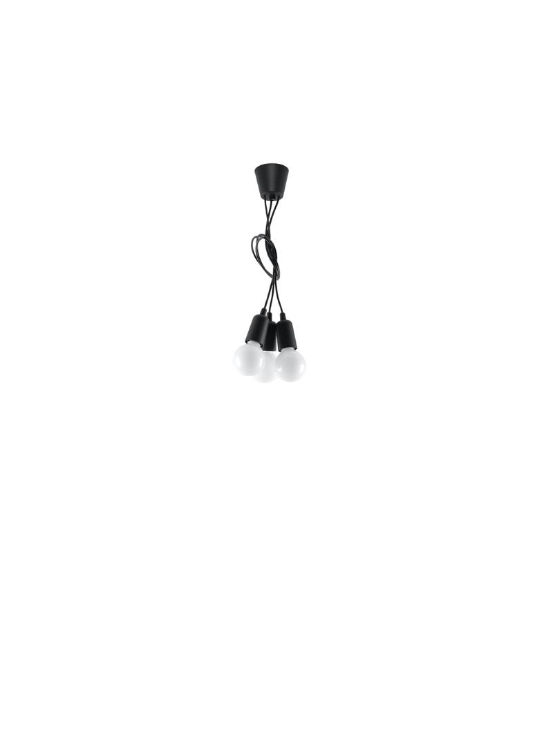 Sollux Lampa wisząca DIEGO 3 czarna SL.0573