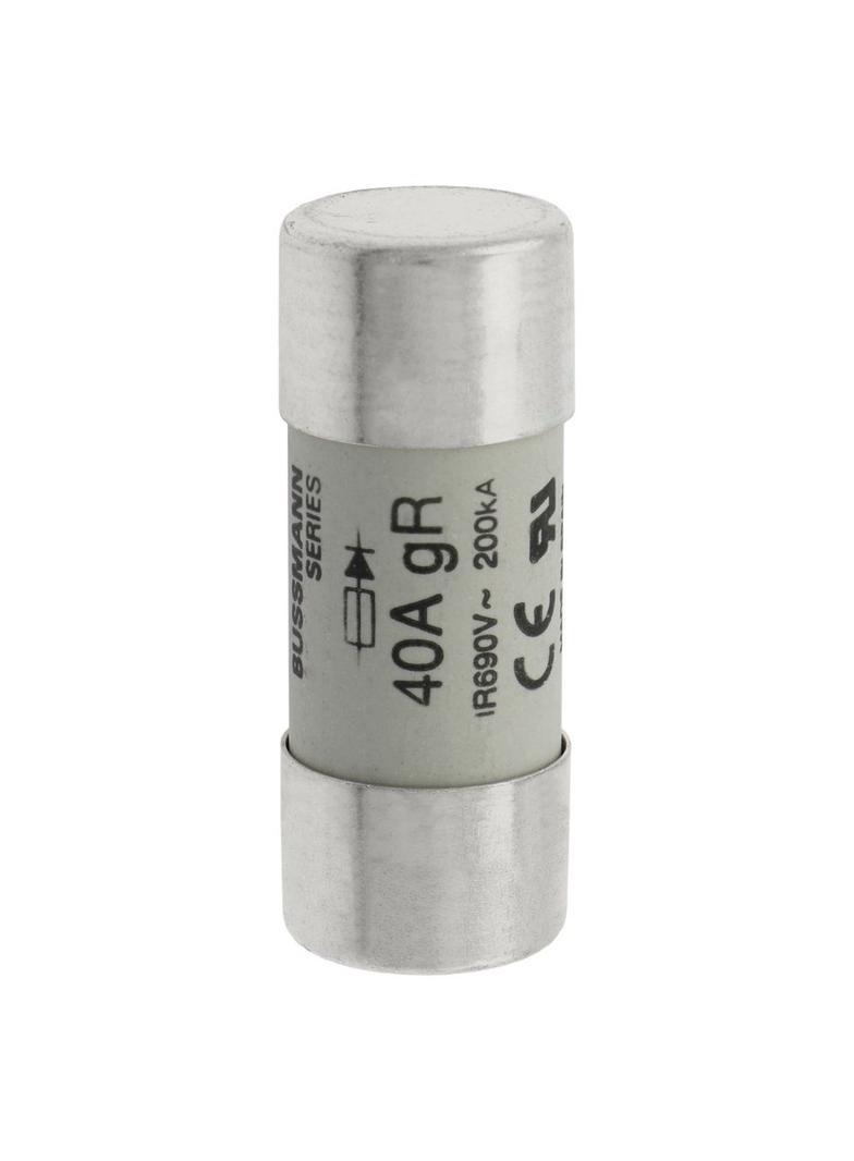 40A 690V AC gR 22X58mm FUSE W/O STRIKER Wkładka szybka 40A AC 690V 22x58 gR IEC UL FWP-40G22F EATON