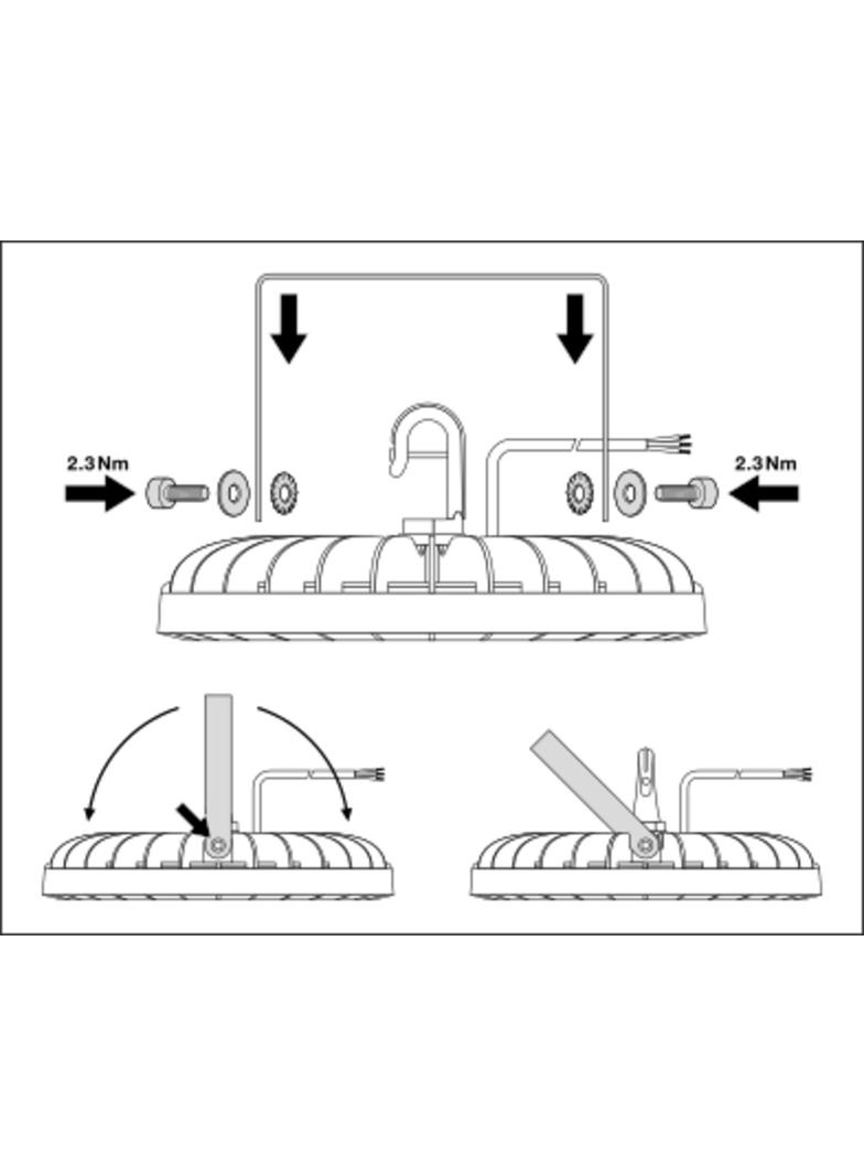 Oprawa HIGH BAY COMPACT V 133W 840 110DEG IP65