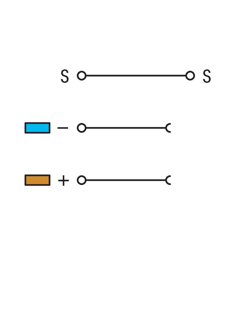 3-przewodowa złączka do czujników szara