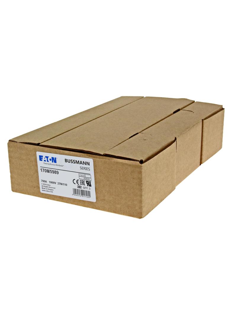 700A 1000V 2TN/110 aR INDICATOR FUSE Wkładka szybka 700A AC 1000V DIN 2 59x75x138 mm aR, 170M5989 EA