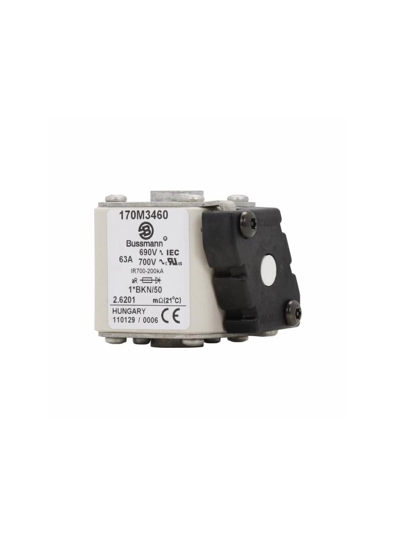 FUSE 63A 690V 1*BKN/50 AR UC Wkładka szybka 63A AC 690V rozmiar 1 45x59x51 mm aR IE 170M3460 EATON