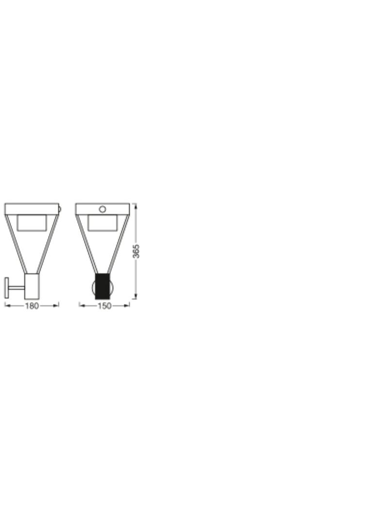 ENDURA STYLE SOL BOUQUET WALLSEN BK Oprawa zewnętrzna