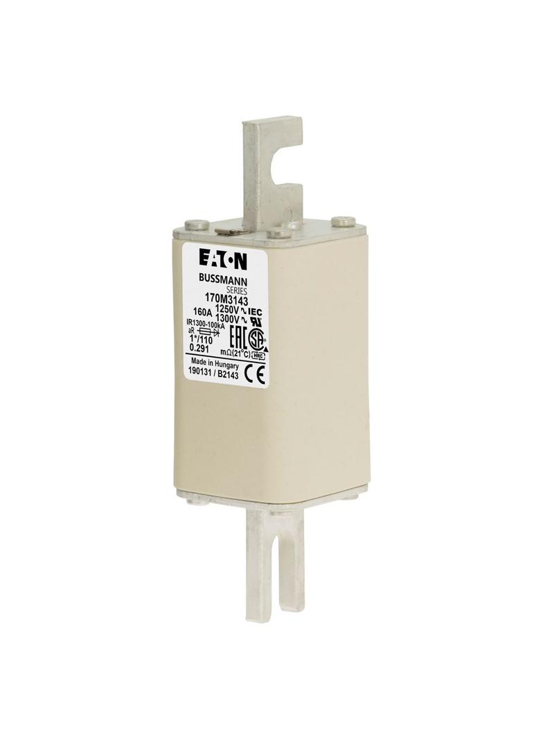 160A 1250V 1*/110 aR INDICATOR FUSE Wkładka szybka 160A AC 1250V rozmiar 1 45x45x138 170M3143 EATON