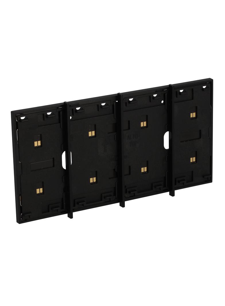 LIVING NOW 'MY HOME' - RAMKA STYKOWA - 3+1 MODUŁ - CZERŃ, Bticino