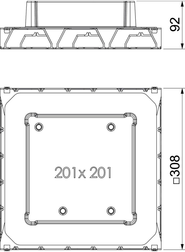 UDSPD 9035 4, Puszka podpodłogowa