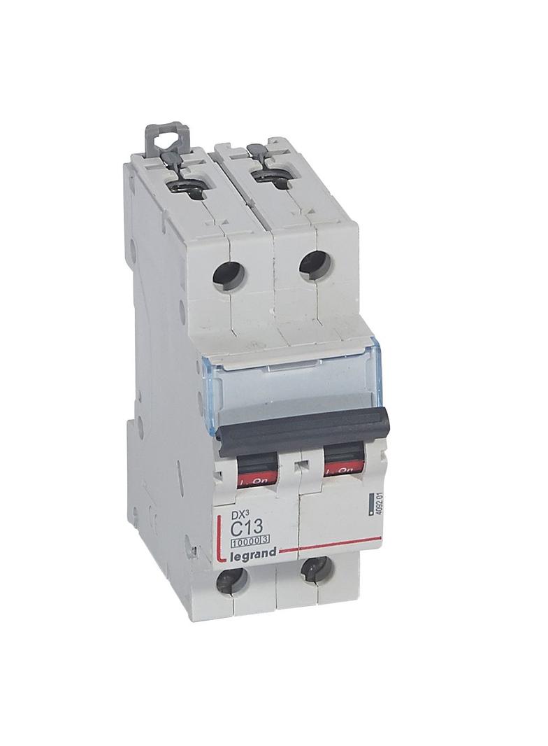 WYŁĄCZNIK NADPRĄDOWY S 312 2P C 13A 10000A SERII DX3, Legrand