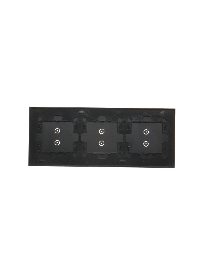 Simon 54 Touch Panel dotykowy S54 Touch 3 moduły 2 pola dotykowe pionowe + 2 pola dotykowe pionowe + 2 pola dotykowe pionowe zastygła lawa DSTR3333/73 KONTAKT