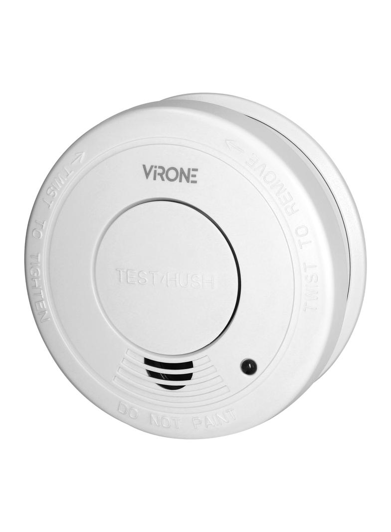 Bateryjny czujnik dymu, 1x9V DC