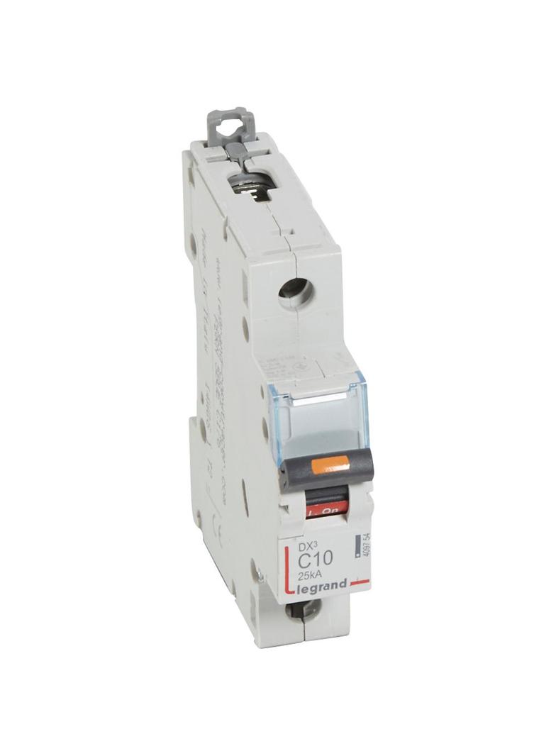 Wyłącznik Nadprądowy S321 C10 1P 10A 25Ka DX3 409754 LEGRAND