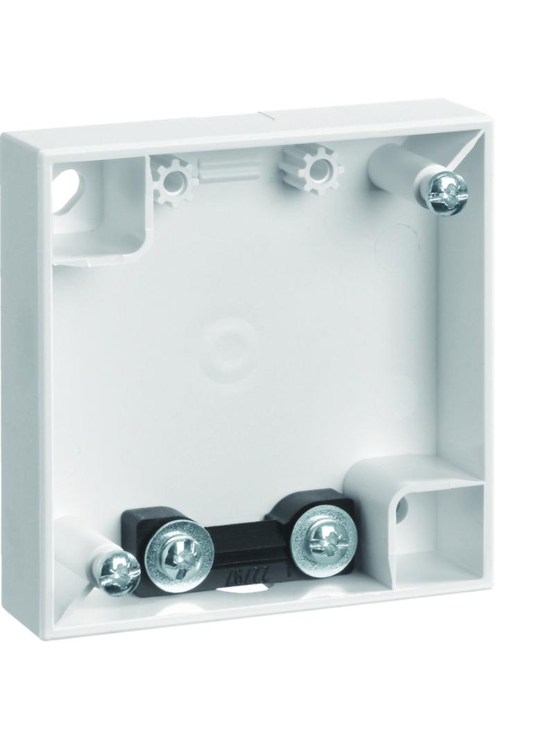 Integro Flow Puszka natynkowa 1-krotna płaska biały