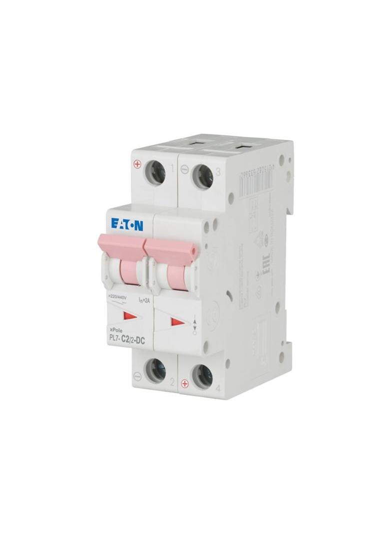 PL7-C2/2-DC Wyłącznik nadprądowy 10kA DC C2A 2P 264896 EATON