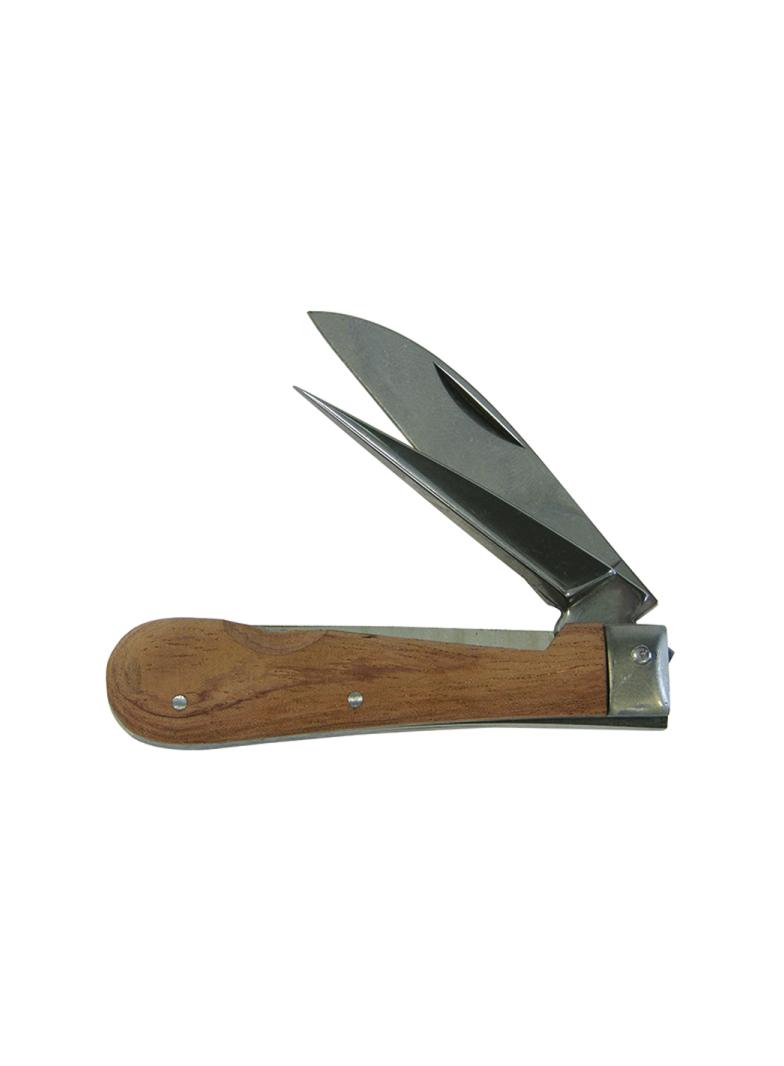 NÓZ DO PRZEWODÓW 2-CZESCIOWY DREWNIANY