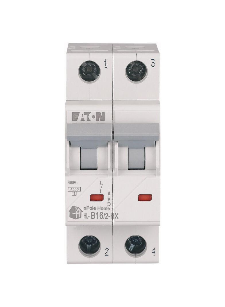 HN-B16/2 Wyłącznik nadprądowy 6kA B16A 2P 194861 EATON