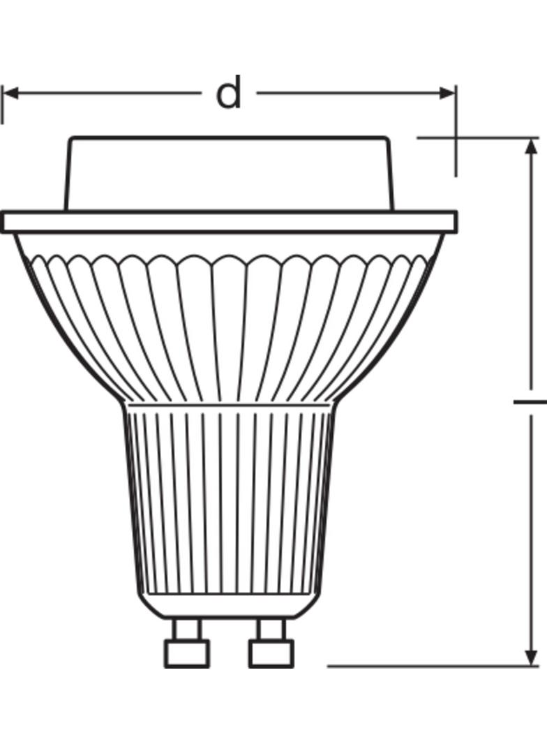 Lampa LED PARATHOM non-dim PAR16 100 36° 9,6W 830 GU10