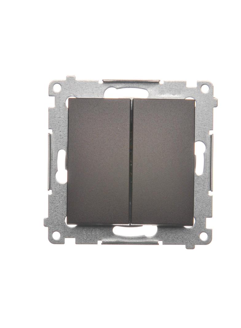 Simon 54 Łącznik świecznikowy 10A 250V szybkozłączka brąz mat DW5.01/46 KONTAKT