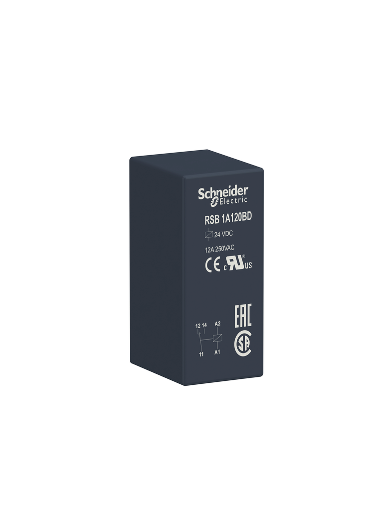 Zelio Relay Przekaźnik interfejsowy 1C/O 12A 24V DC