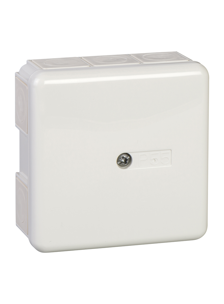 Mureva Puszka natynkowa U56, 87x87x39mm, ze złączką 5P, biały polarny