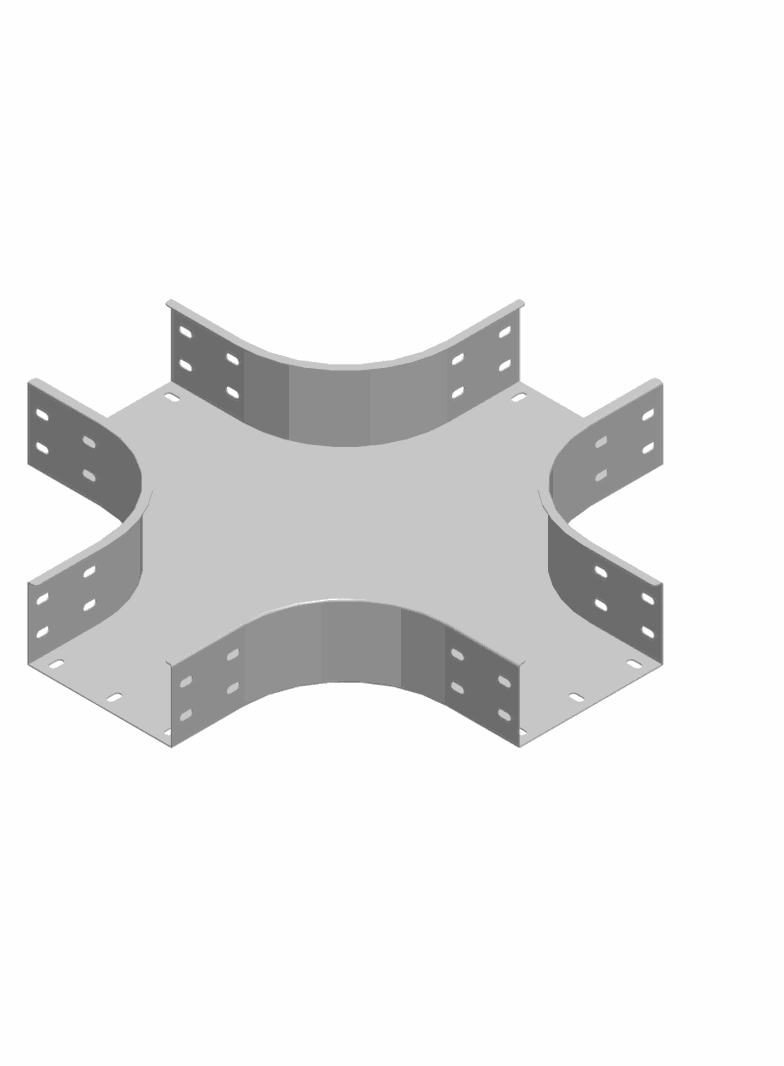 CZKZC100H100 Czwórnik korytka 2,0 mm