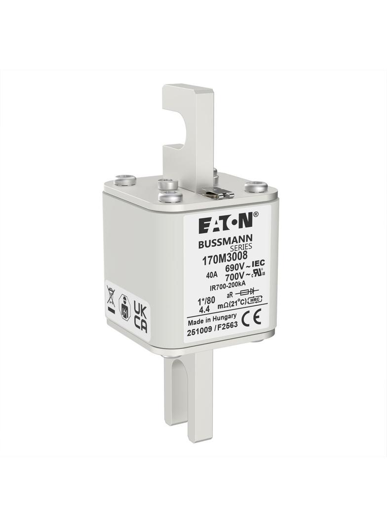 40A 690V 1*/80 aR INDICATOR FUSE Wkładka szybka 40A AC 690V compact DIN 1 45x45x104 mm aR 170M3008 E