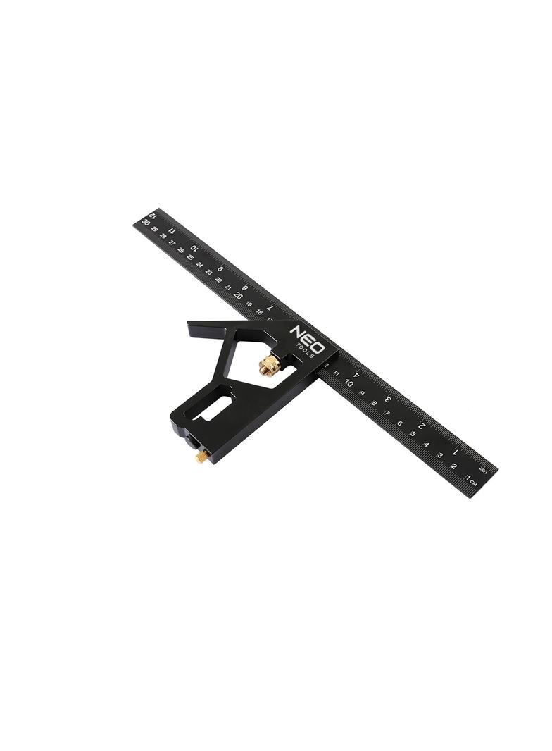 Kątownik wielofunkcyjny aluminiowy 30 cm