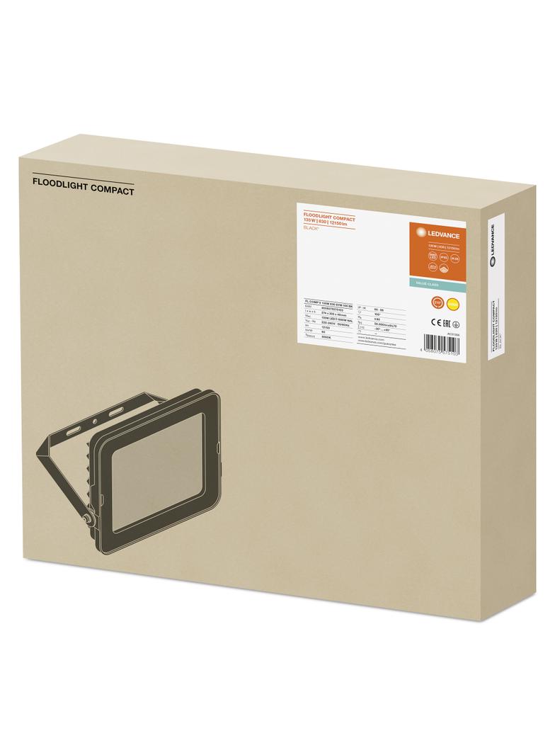 Naświetlacz LED FLOOD COMPACT V 135W 830 SYM 100 BK 4058075575103 LEDVANCE