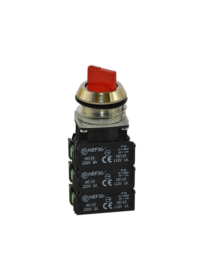 Przycisk NEF30-TPe3X3Y czerwony W0-NEF30-TPE 3X3Y C PROMET