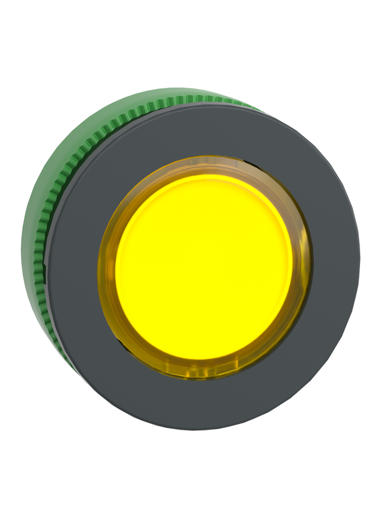 Harmony XB5 Główka przycisku podświetlanego kryty żółty zintegrowany LED typ push push