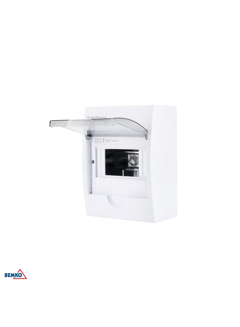 ROZDZIELNICA NATYNKOWA IP40 ZACISKI 6N+6PE 1x6P