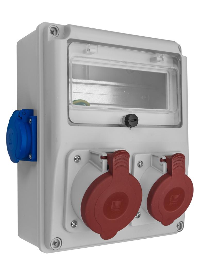 rozdz.R-BOX 240 8S 1x16/5,1x32/5,2x230Vpuste okno