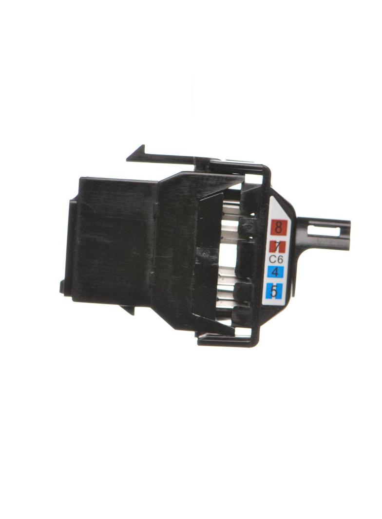 WM1K-W1xxF1-0011 Wkład gniazda komputerowego RJ45 kat.6 UTP z przesłoną przeciwkurzową