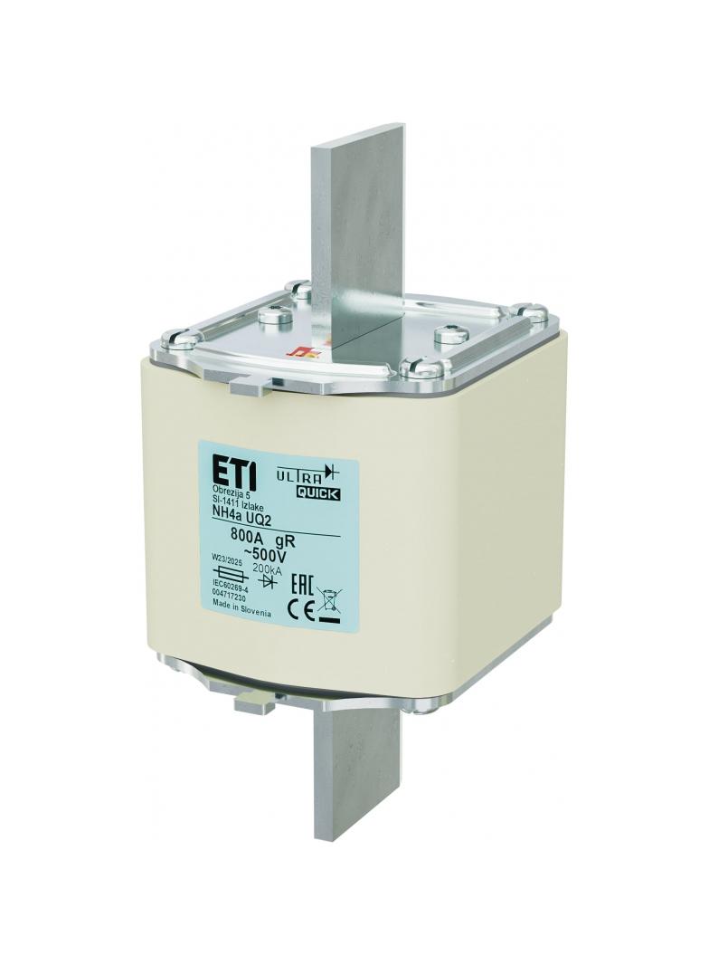 Wkładka topikowa ultraszybka M4aUQ2/800A 500V 004717230 ETI