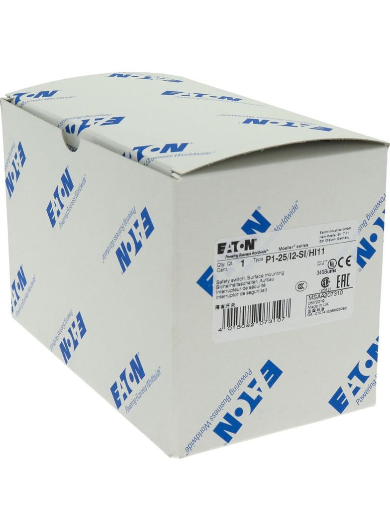 Łącznik krzywkowy 0-1 3P 25A 1Z 1R w obudowie IP65 P1-25/I2-SI/HI11 207310 EATON
