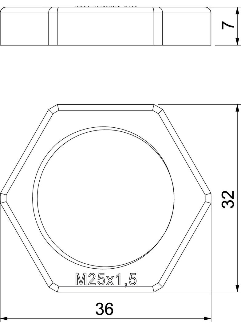 PRZECIWNAKRĘTKI M25X1,5 CZAR.