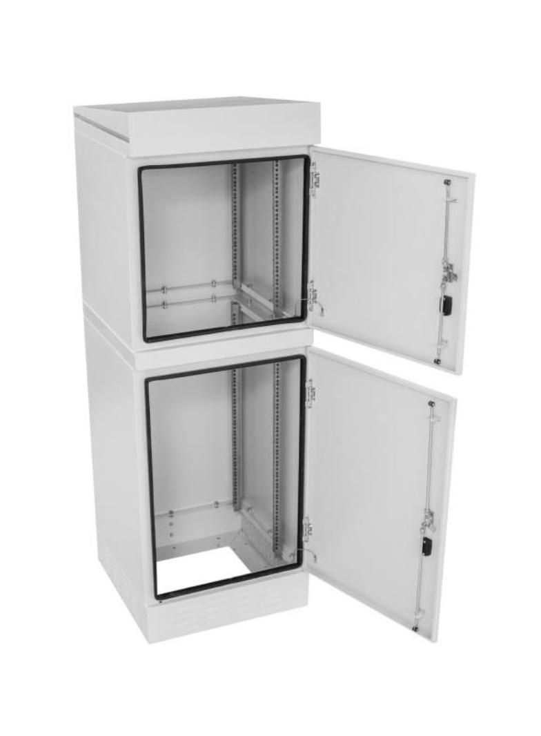 Szafa zewnętrzna hermetyczna 1P - 19" 24U
