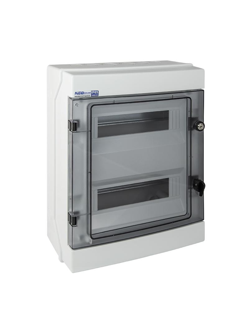 Rozdzielnica hermetyczna natynkowa 2x12 IP65 500VAC/1000VDC RH-24/Z (z zamkiem) 36.25 OPATÓWEK