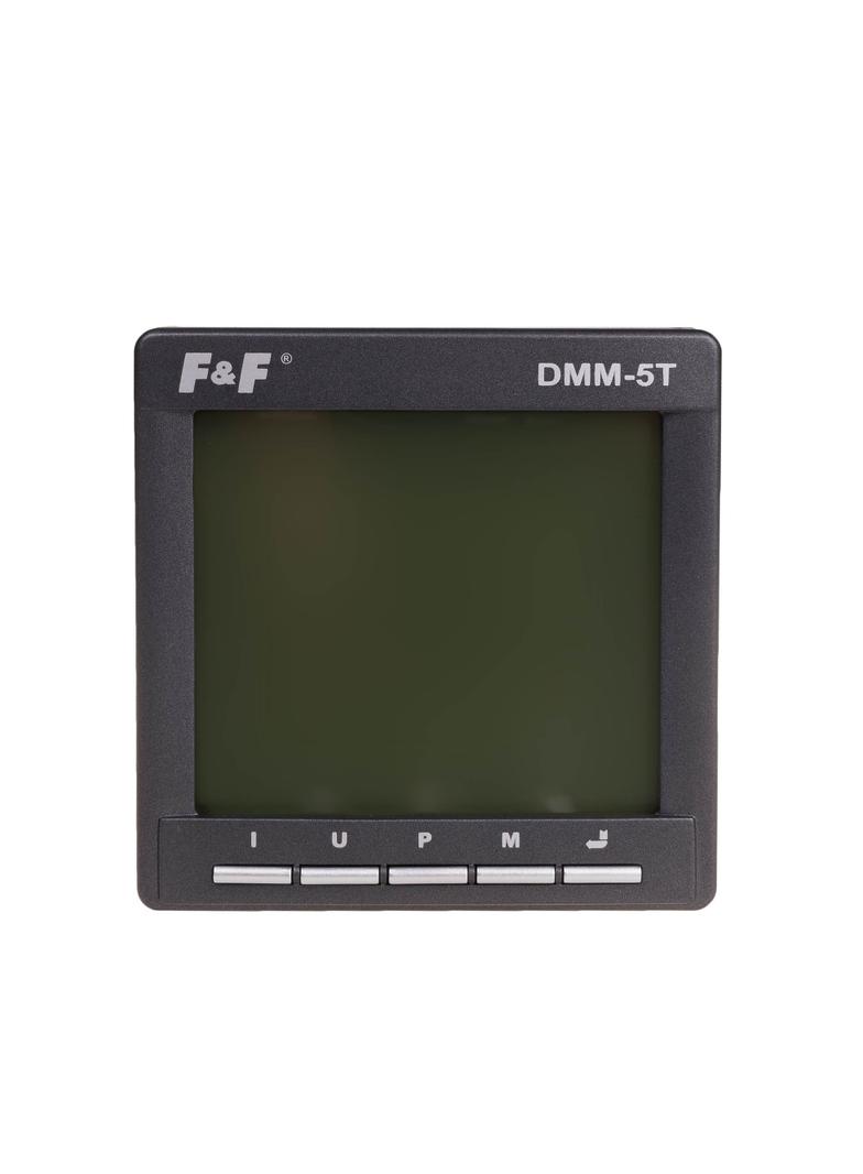 Multimetr panelowy z komunikacją Modbus RTU DMM-5T F&F