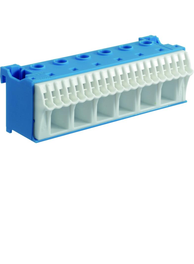 QuickConnect Blok samozacisków neutralny niebieski 6x16+20x4mm2 szer.105mm KN26N HAGER
