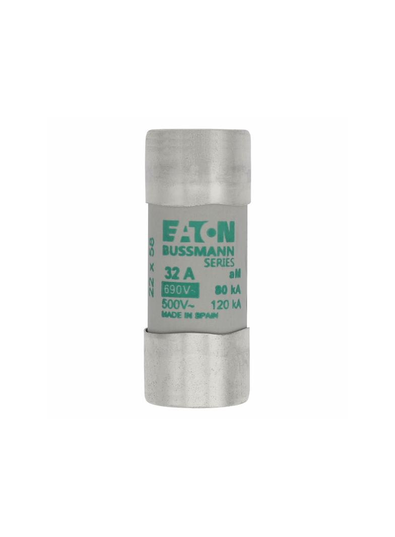 CYLINDRICAL FUSE 22 x 58 32A AM 690V AC Wkładka cylindryczna 22 x 58mm 32A AM 690V AC C22M32 EATON