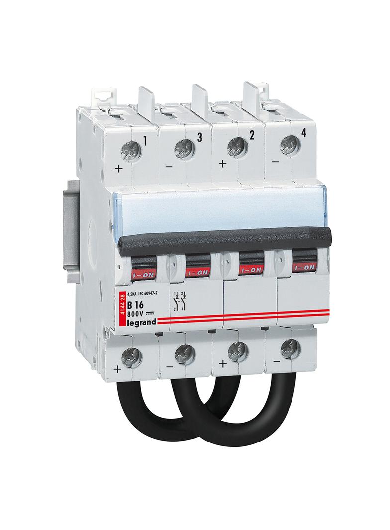 Wyłącznik Nadprądowy PV 2P 16A 800VDC 414428 LEGRAND