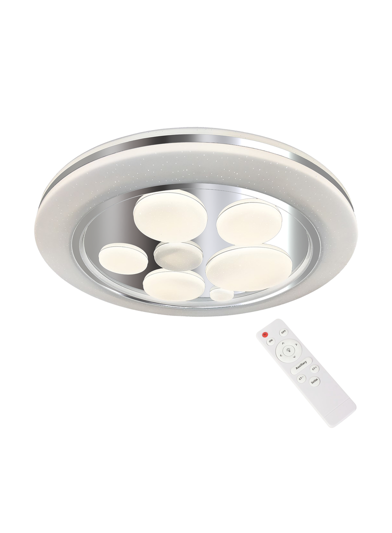 Milagro plafon LED Bubbles 48W 3600lm 3000K/6000K czarno/biały ML6195