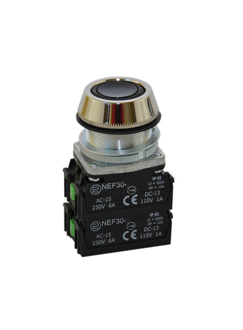 Przycisk NEF30-UK2X2Y czarny W0-NEF30-UK 2X2Y S PROMET