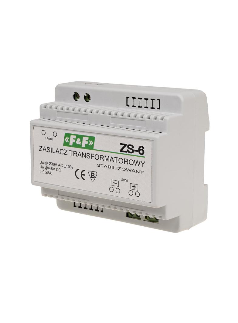 Zasilacz stabilizowany 48V DC 0,25A ZS-6 F&F