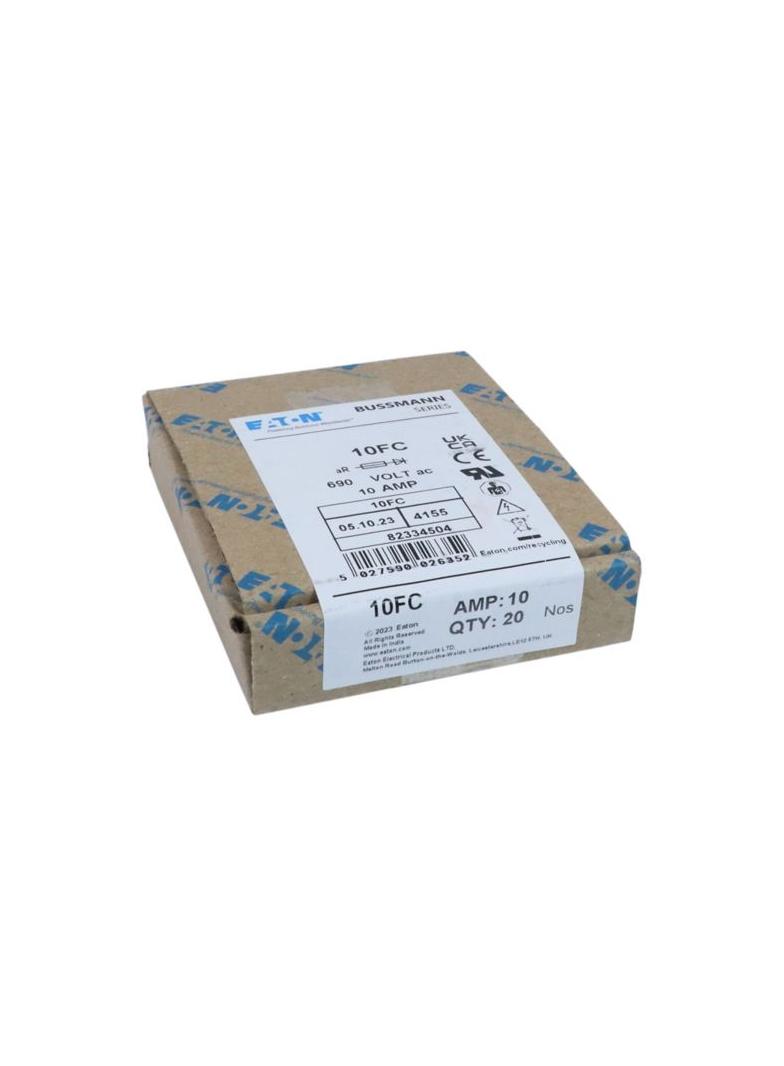 10A 690V AC BS88 SEMI Wkładka szybka 10A AC 690V BS88 9x75 mm aR BS 10FC EATON