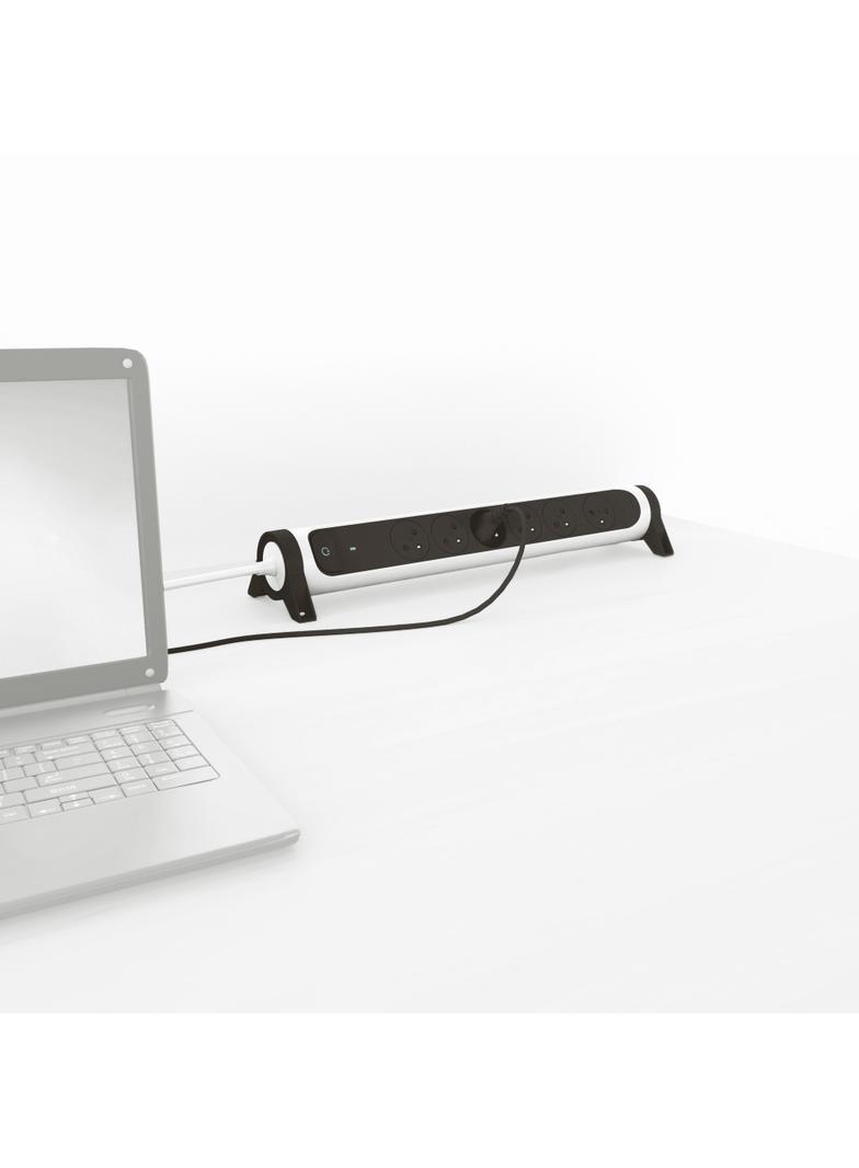 PRZEDŁUŻACZ PREMIUM, OBROTOWY, 6X2P+Z, ZE WSKAŹNIKIEM OBCIĄŻENIA, Z PRZEWODEM 1.5 METRA 3X1.5 MM2 -