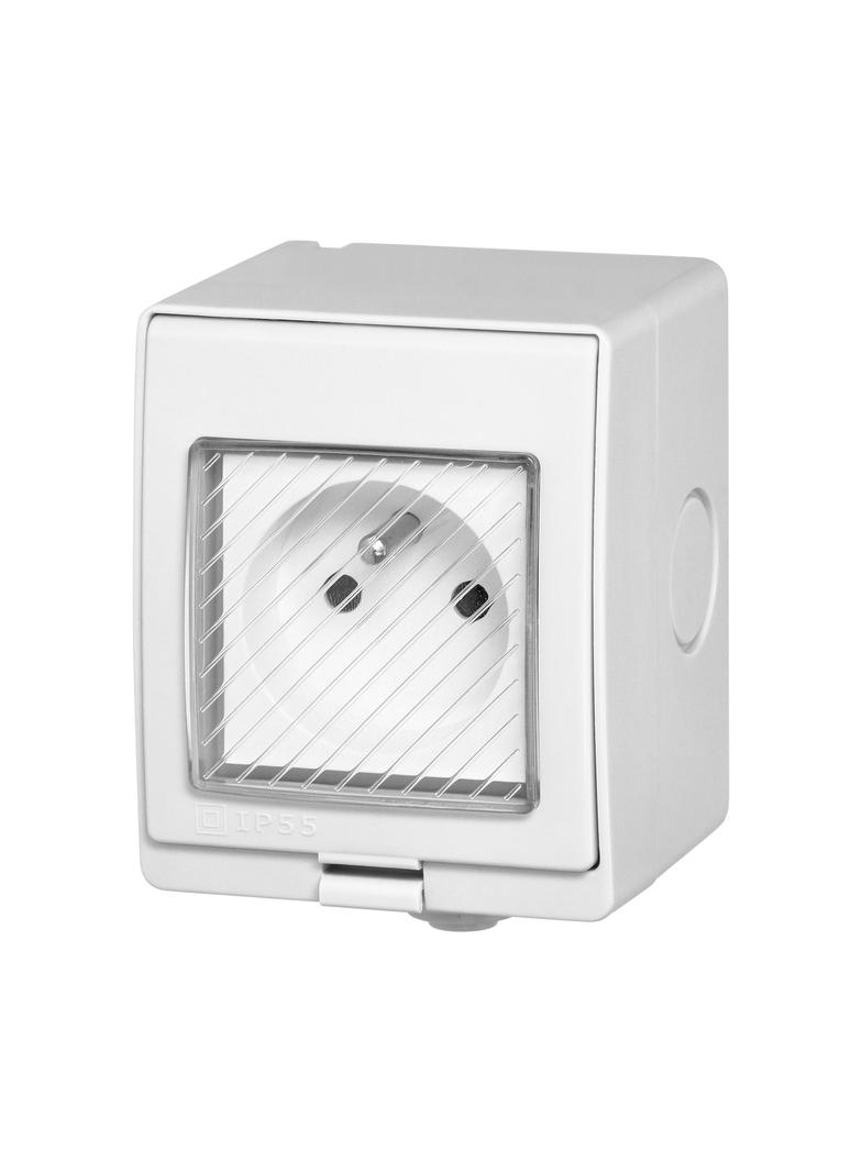Gniazdo natynkowe hermetyczne IP55 Tuya Smart Wi-Fi OR-SH-17405 ORNO