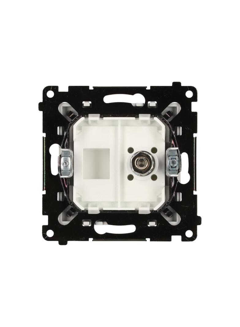 Simon 55 Gniazdo ekwipotencjalne pojedyncze Jasnoszary mat