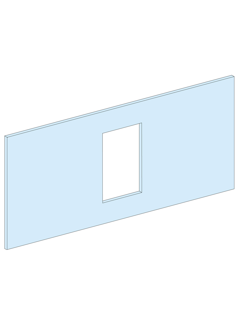 Rozdzielnice PrismaSet, płyta czołowa INS INV 100 160 250